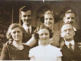 Front: Laurie Helen, Ethel and JF Lawrie, Back: John, Jean, Harold, in 1939